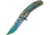 China Made Titanium Folder Rainbow A/O Folding Knife,3.5in,Stainless Steel,Standard Edge,Spectrum and Satin CN300400RB