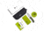 CIVIVI Button Lock Brazen Folding Knife, 3.4 in Blade, Carbon Steel, Green, C19059C3