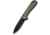 Civivi Knife Mini Praxis 2.98 Od Green G10/black Clam Pack