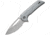 CIVIVI Odium Linerlock Gray Folding Knife, 2.63 stonewash finish D2 tool steel blade, Gray G10 handle, C2010A