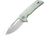CIVIVI Odium Linerlock Jade Folding Knife, 2.63 stonewash finish D2 tool steel blade, Jade G10 handle, C2010F