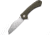 CJRB Barranca Linerlock Green Folding Knife, 3.75 stonewash finish D2 tool steel Wharncliffe b, Green G10 handle, J1909-GNF
