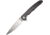 CJRB Briar Linerlock CF Folding Knife, 3.75 stonewash finish D2 tool steel blade, Carbon fiber handle, J1902-CF