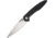CJRB Centros Linerlock Black D2 Folding Knife, 3.75 stonewash finish D2 tool steel blade, Black textured G10 handle, J1905-BKF