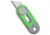 Cjrb CJRB Breeze Manual Utility OTF Knife Titanium/Green Aluminum 0.8" Satin, Gray/Green, Carbon Steel, adult, BHQ-203080
