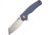 CJRB Crag Linerlock Gray Folding Knife, 3.75 stonewash finish D2 tool steel blade, Gray textured G10 handle, J1904-GYF