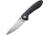 CJRB Feldspar Linerlock Black Folding Knife, 3.5 stonewash finish D2 tool steel blade, Black G10 handle, J1912-BKC