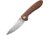 CJRB Feldspar Linerlock Brown Folding Knife, 3.5 stonewash finish D2 tool steel blade, Brown G10 handle, J1912-BNC