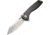 CJRB Kicker Recoil Lock CF Folding Knife, 3.5 stonewash finish D2 tool steel blade, Carbon fiber handle, J1915-CF