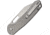 CJRB Pyrite Titanium Folding Knife, 4.25in Closed, 3.13in Stonewash AR-RPM9 Stainless Steel Blade, Gray Titanium Handle, Nylon Case, J1925A-TI