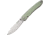 CJRB Ria Linerlock Jade Folding Knife, J1917-NTG