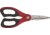 Clauss Game Shear,Titanium Bonded Blade, Red/Black Nylon Handle CL810117