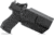 Clip &amp; Carry IWB Kydex Holster for the Walther PDP Compact &amp; Full Size 4in, Black, Left-Handed, WPDP-4-BLK-L