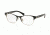 Coach HC5074 Single Vision Prescription Eyeglasses 9239-52 - Satin Black Silver/Black Frame