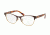 Coach HC5074 Single Vision Prescription Eyeglasses 9241-52 - Satin Prpl Gold/Prpl Confetti Frame