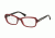 Coach HC6075QF Single Vision Prescription Eyeglasses 5321-52 - Milky Black Cherry/Black Frame