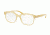 Coach HC6094 Single Vision Prescription Eyeglasses 5423-52 - Ivory Horn Frame