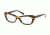 Coach HC6108 Single Vision Prescription Eyeglasses 5440-50 - Blk Amber Gltr Varsity Stripe Frame
