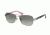 Coach L038 CAROLINE HC7012 Single Vision Prescription Sunglasses HC7012-910211-56 - Lens Diameter 56 mm, Frame Color Silver / Black