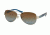 Coach L103 CHRISTINA HC7047 Single Vision Prescription Sunglasses HC7047-90781F-59 - Lens Diameter 59 mm, Frame Color Silver / Blue