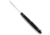 Cobra Tec Knives CTK-1 OTF Large Knife, 3.75, D2 Steel, Partially Serrated, Drop Point, Aluminum Alloy Black Handlle, LBCTK1LDS