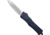 Cobra Tec Knives CTK-1 OTF Large Knife, 3.75, D2 Steel, Dagger Point, Aluminum Alloy NYPD Blue Handle, LNYCTK1DAGNS