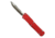 Cobra Tec Knives MKRMDNS Mini Mamba Knurled D2 2.25 D2 Steel Drop Point Aluminu