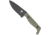 Cobratec Knives Cobratec Kingpin 4 Fixed Bld Od Green D2 Steel W/kdx Sheath