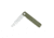 CobraTec Knives Large Kuzio Automatic Folding Knife, 3.75in, D2 Lightly Stonewashed, Drop Blade, Od Green Handle, CTKUZIOODGDNS