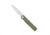 CobraTec Knives Large Kuzio Automatic Folding Knife, 3.75in, D2 Lightly Stonewashed, Drop Blade, Od Green Handle, CTKUZIOODGDNS