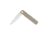 CobraTec Knives Large Kuzio Automatic Folding Knife, 3.75in, D2 Lightly Stonewashed, Drop Blade, Tan Handle, CTKUZIOTANDNS
