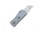 CobraTec Knives OTF Utility Automatic Folding Knives, 2in, Carbon Steel Blade, Gray Aluminum Handle, CTOTFUTGRY
