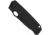 CobraTec Knives Raven Folding Knife, 3.25 in Blade, D2, Black, CTRVN