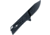 Cobratec Knives Small Riptide Folding Knife, 2in, D2 Steel Blade, Drop Point Blade, Black Finish, Black Handle, SCTRTDD2BLK