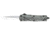 CobraTec Knives FS-3 Medium 3&quot; OTF Drop Point Plain D2 Steel Blade, 4.50&quot; Woodland Camo Aluminum Alloy Handle, MWDFS3DNS