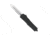 CobraTec Knives FS-3 Large OTF Automatic Folding Knife, 3.5in, D2 Steel, Dagger 1 Side Serrated Blade, Black Handle, LBFS-3DAG1SS