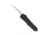 CobraTec Knives FS-3 Large OTF Automatic Folding Knife, 3.5in, D2 Steel, Tanto Non-Serrated Blade, Black Handle, LBFS-3TNS
