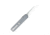 CobraTec Knives Large Warrior OTF Knife, 3.25in, M390 Drop Non-Serrated Blade, Grey, CTWGRYM390DNS