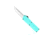 CobraTec Knives Lightweight OTF Knife, 3.25in, D2 Steel, Tanto Serrated, Tiffany Blue Handle, TBCTLWTS