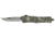 CobraTec Knives CTK-1 Medium OTF Automatic Folding Knife, 3in, D2 Steel, Drop Serrated, Zinc Aluminum Alloy Army Digi Camo, MADCCTK1MDNS