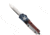 CobraTec Knives FS-3 Medium OTF Automatic Folding Knives, 3in, D2 Steel, Dagger Non-Serrated Blade, Cerakote/Tx Flag Handle, MCTXFS-3DAGNS
