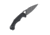 CobraTec Knives Ryker Automatic Folding Knives, 3.75in, D2 Stonewashed, Drop Point Blade, Black Handle, BAFRYK