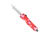 CobraTec Knives FS-3 Small OTF Automatic Folding Knife, 2.75in, D2 Steel, Dagger Non-Serrated Blade, Cerakote/Pink Handle, SPKCAMFS-3DAGNS