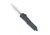 CobraTec Knives FS-3 Small OTF Automatic Folding Knife, 2.75in, D2 Steel, Dagger Non-Serrated Blade, Grey Handle, SGYFS-3DAGNS