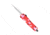 CobraTec Knives FS-3 Small OTF Automatic Folding Knife, 2.75in, D2 Steel, Drop Non-Serrated Blade, Cerakote/Pink Handle, SPKCAMFS-3DNS