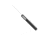 CobraTec Knives Small Warrior OTF Knife, 2.25in, M390 Drop Non-Serrated Blade, Black Handle, SCTWBLKM390DNS