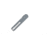 CobraTec Knives Small Warrior OTF Knife, 2.25in, M390 Drop Non-Serrated Blade, Grey Handle, SCTWGRYM390DNS