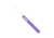 CobraTec Knives Small Warrior OTF Knife, 2.25in, M390 Drop Non-Serrated Blade, Purple Handle, SCTWPURM390DNS