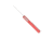 CobraTec Knives Small Warrior OTF Knife, 2.25in, M390 Drop Non-Serrated Blade, Red Handle, SCTWRDM390DNS
