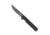 CobraTec Knives Streamline Folding Knive, 3.5in, D2 Stonewash, G-10, Black, CTBLKG10SL